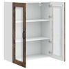 vidaXL Armoire de cuisine avec &eacute;tag&egrave;re Ch&ecirc;ne fum&eacute; 80 x 31 x 100 cm