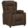 vidaXL Fauteuil Marron Tissu