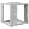 vidaXL Table basse gris béton 32x32x30 cm bois d'ingénierie