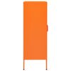 vidaXL Armoire de rangement Orange 80x35x101,5 cm Acier