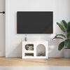 vidaXL Meuble TV Blanc brillant 60 x 35 x 40 cm Bois d'ing&eacute;nierie