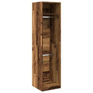 vidaXL Garde-robe vieux bois 50x50x200 cm bois d'ing&eacute;nierie