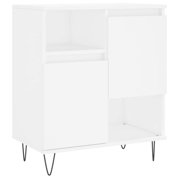 vidaXL Buffet Blanc 60x35x70 cm Bois d'ing&eacute;nierie