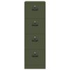 vidaXL Cabinet de Dossier 2 pcs Vert olive 44 x 50 x 139 cm