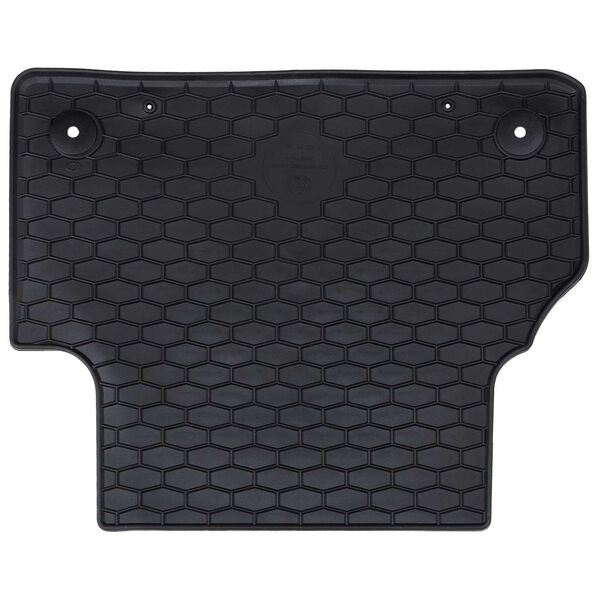 vidaXL Tapis de voiture 4 pcs Noir Caoutchouc