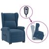 vidaXL Fauteuil &agrave; oreilles Bleu Tissu