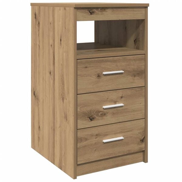 vidaXL Commode chêne artisanal 40x50x76 cm bois d'ingénierie