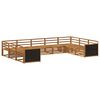 vidaXL Ensemble de canap&eacute;s d'ext&eacute;rieur 9 pc Naturel