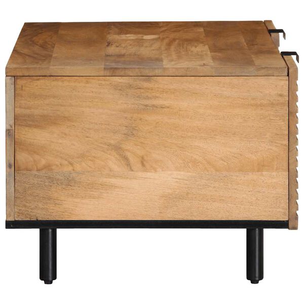 vidaXL Table basse marron 100x54x40 cm bois massif de manguier