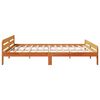 vidaXL Cadre de lit sans matelas cire marron 180x200cm bois pin massif