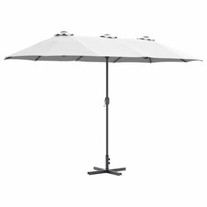 vidaXL Parasol de jardin 370 x 197 x 239 cm Polyester et Aluminium