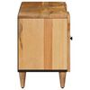 vidaXL Meuble TV Naturel 105 x 33,5 x 46 cm Bois de mangue massif