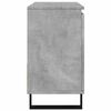 vidaXL Armoire de lavabo de salle de bain gris b&eacute;ton 65x33x60 cm