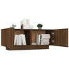 vidaXL Meuble TV Chêne marron 100x35x40 cm Bois d'ingénierie