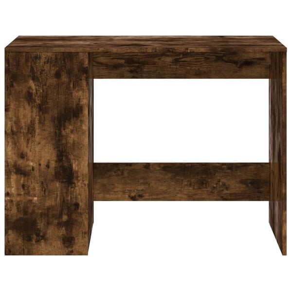vidaXL Bureau ch&ecirc;ne fum&eacute; 102x50x75 cm bois d'ing&eacute;nierie