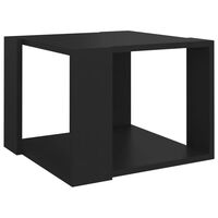 vidaXL Table basse Noir 40x40x30 cm Bois d'ingénierie