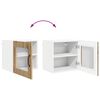 vidaXL Armoire de cuisine 2 pcs Ch&ecirc;ne artisanal 40 x 31 x 40 cm