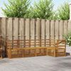 vidaXL Ensembles de canap&eacute;s 5 pcs Naturel Bois d'Acacia Massif