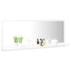 vidaXL Miroir de salle de bain Blanc brillant 100x10,5x37 cm Agglom&eacute;r&eacute;