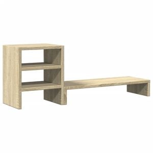 vidaXL Support de moniteur et organisateur de bureau bois d'ing&eacute;nierie