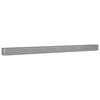 vidaXL Jardini&egrave;re Gris clair 770 x 50 x 45 cm Acier galvanis&eacute;