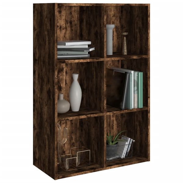 vidaXL Biblioth&egrave;que/Buffet Ch&ecirc;ne fum&eacute; 66x30x98 cm Bois d'ing&eacute;nierie
