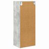 vidaXL Armoire suspendue avec stockage Gris b&eacute;ton 40 x 29,5 x 100 cm