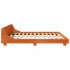 vidaXL Cadre de lit sans matelas cire marron 180x200cm bois pin massif