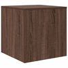 vidaXL Tables gigognes 3 pcs Ch&ecirc;ne marron Bois d'ing&eacute;nierie