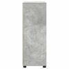 vidaXL Cabinet de salle de bain Gris b&eacute;ton 72,5 x 36,5 x 100 cm