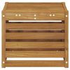 vidaXL Banc de Jardin Naturel 43 x 43 x 37 cm Bois d'Acacia Massif