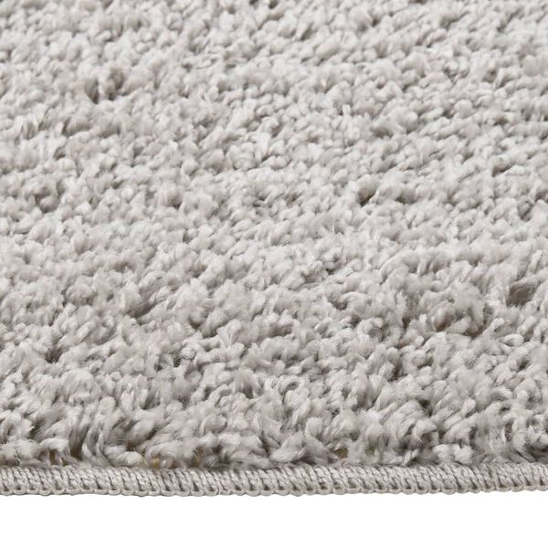 vidaXL Tapis shaggy antidérapant Gris clair 200x290 cm
