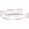 vidaXL Lit de jour et lit gigogne sans matelas 90x190 cm bois massif