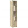 vidaXL Biblioth&egrave;que ch&ecirc;ne sonoma 40x36x189 cm bois d'ing&eacute;nierie
