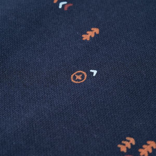 Sweatshirt pour enfants mélange bleu marine 128