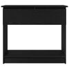 vidaXL Table console avec tiroirs noir 85,5x38,5x74,5 cm