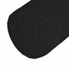 vidaXL Coussins d'accent 2 pcs Noir Ø 25 x 70 cm tissu