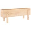 vidaXL Lit sur&eacute;lev&eacute; de jardin 101x30x38 cm bois de pin massif