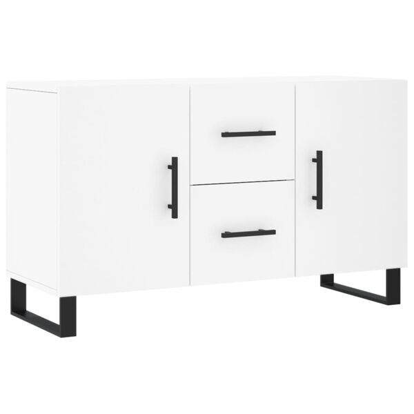 vidaXL Buffet blanc 100x36x60 cm bois d'ingénierie