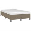 vidaXL Cadre de lit sans matelas taupe 120x190 cm tissu