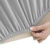 vidaXL Housse extensible de canapé 4 places Gris Jersey de polyester