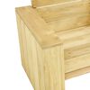 vidaXL Salon de jardin 3 pcs Bois de pin impr&eacute;gn&eacute;