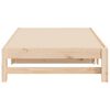vidaXL Lit coulissant sans matelas 2x(90x190) cm Bois de pin massif