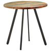 vidaXL Table de salle à manger 80 cm Bois de récupération massif
