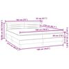 vidaXL Sommier &agrave; lattes de lit et matelas gris fonc&eacute; 180x210cm velours