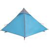 vidaXL Tente de camping 2 personnes bleu imperm&eacute;able