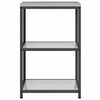 vidaXL Rangement de cuisine avec &eacute;tag&egrave;re Argent 60 x 50 x 92 cm Acier