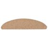 vidaXL Tapis d'escalier auto-adh&eacute;sifs 20 pcs beige 56x17x3 cm