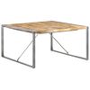 vidaXL Table &agrave; manger 140x140x75 cm Bois de manguier brut