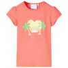 T-shirt pour enfants corail 140